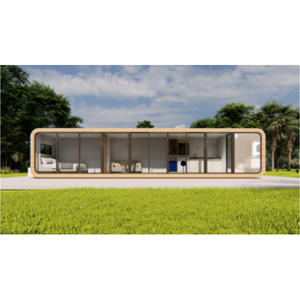 2025, bajo costo, movimiento Modular, casa pequeña, recipiente portátil inteligente, cabina de manzana prefabricada de acero galvanizado de Foshan Integral Ship - Product Image 3