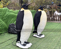 Statues d'animaux marins animatroniques, baleine blanche, personnalisable