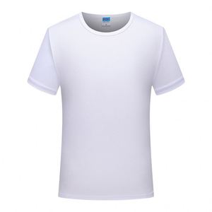 Wholesale Custom Print Plain Blank <b>100</b> Sublimation <b>100</b>% <b>Polyester</b> White Sport Gym Run Quick Dri Dry Fit Men T <b>Shirt</b> - Product Image 4