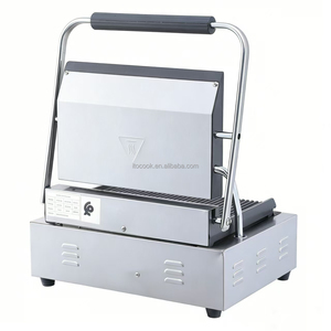 Grill panini électrique professionnel, presse à panini, machine à sandwich, grill de contact à plaque unique - Product Image 4