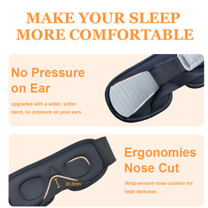 <span class=keywords><strong>Respiration</strong></span> Tissu 3D Contour Mousse À Mémoire Masque <span class=keywords><strong>Pour</strong></span> Les Yeux Logo Personnalisé Sangle Réglable Masque <span class=keywords><strong>Pour</strong></span> Les Yeux <span class=keywords><strong>pour</strong></span> Voyage Vol Avion Et Sieste À La Maison - Product Image 3