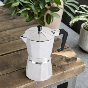 Cafetière Moka en aluminium pour cuisinière, 1/2/3/6/9/12 tasses, pour <span class=keywords><strong>café</strong></span> italien et cubain - Product Image 1