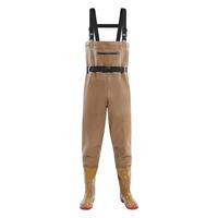 Pantalon de pêche unisexe en PVC imperméable, mi-long, une pièce, séchage rapide, respirant, résistant à l'abrasion, vente en gros