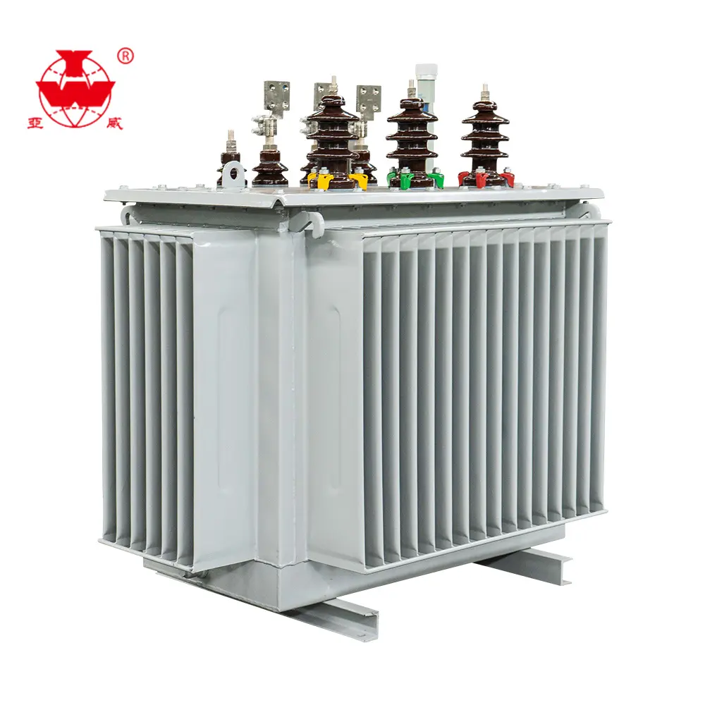 YAWEI 100kva 500kva 1600kva 3150 kva 10kv 11 kv 15 kv 3 phase copper winding oil immersed step down power transformer