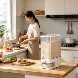 2 Color <b>Rice</b> <b>Container</b> Household Cereals Food-Grade <b>Container</b> for Resale - Product Image 2