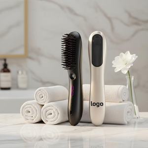 Mini <span class=keywords><strong>Cepillo</strong></span> <span class=keywords><strong>Alisador</strong></span> de Cabello Eléctrico Inalámbrico Recargable por USB con Iones Negativos, Sustituto para <span class=keywords><strong>Tymo</strong></span> - Product Image 6
