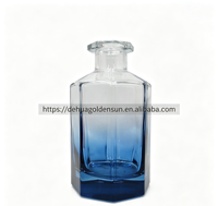 Diffuseur d'arômes en verre de luxe grande capacité, bouteille de parfum d'intérieur pour chambre, salon, décoration de voiture, bâtonnets sans flamme, style INS