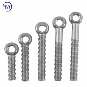 Vis à crochet à tête ronde en acier inoxydable <span class=keywords><strong>DIN</strong></span> 444 304, zinguées, taille métrique M 10 16 mm, vis à œil de levage <span class=keywords><strong>DIN</strong></span> <span class=keywords><strong>580</strong></span> - Product Image 1