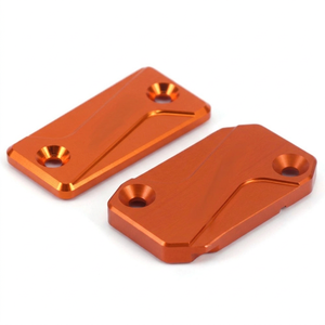 Accessoires de modification pour <span class=keywords><strong>moto</strong></span> 125EXC 200EXC, couvercle supérieur de pompe de frein en aluminium, couvercle décoratif, plaque de protection - Product Image 1