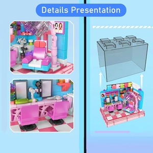 Mould <span class=keywords><strong>King</strong></span> 24037 NOUVELLE Série Variée Coffret de <span class=keywords><strong>Maquillage</strong></span> Beauté et Coiffure pour Filles, Ensemble de Blocs de Construction Cadeau - Product Image 5
