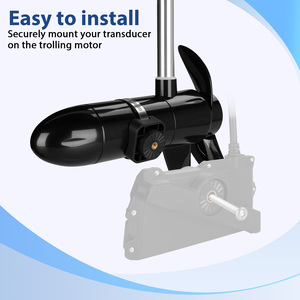 Support de transducteur pour moteur de pêche à la traîne Velpaw 0 Degree Mount, compatible avec Livescope Plus LVS34, pour moteurs de pêche à la traîne de diamètres de 2 à 4,5 pouces. - Product Image 3