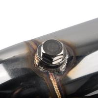 Tuyau de raccordement avant en acier inoxydable de qualité supérieure de 4 pouces avec joint flexible pour 535i 640i X5 X6 N55 3.0L Turbo 2015-2019