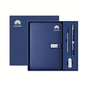 Customized Business Office Wholesale Promotional Luxury Gift Items <b>A5</b> Leather PP Journal <b>Diary</b> Notebook Corporate Gift Set Pen - Product Image 1