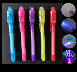 Bolígrafo Secreto OEM con Luz UV, Bolígrafo Invisible con Luz, Marcador Textil para Mensajes <span class=keywords><strong>Secretos</strong></span>, Tinta Invisible UV que Desaparece en Tela - Product Image 2
