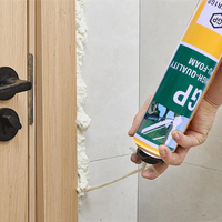 Mousse de pulvérisation flexible et imperméable Green Health OEM, scellant isolant, mousse PU liquide, mousse polyuréthane adhésive