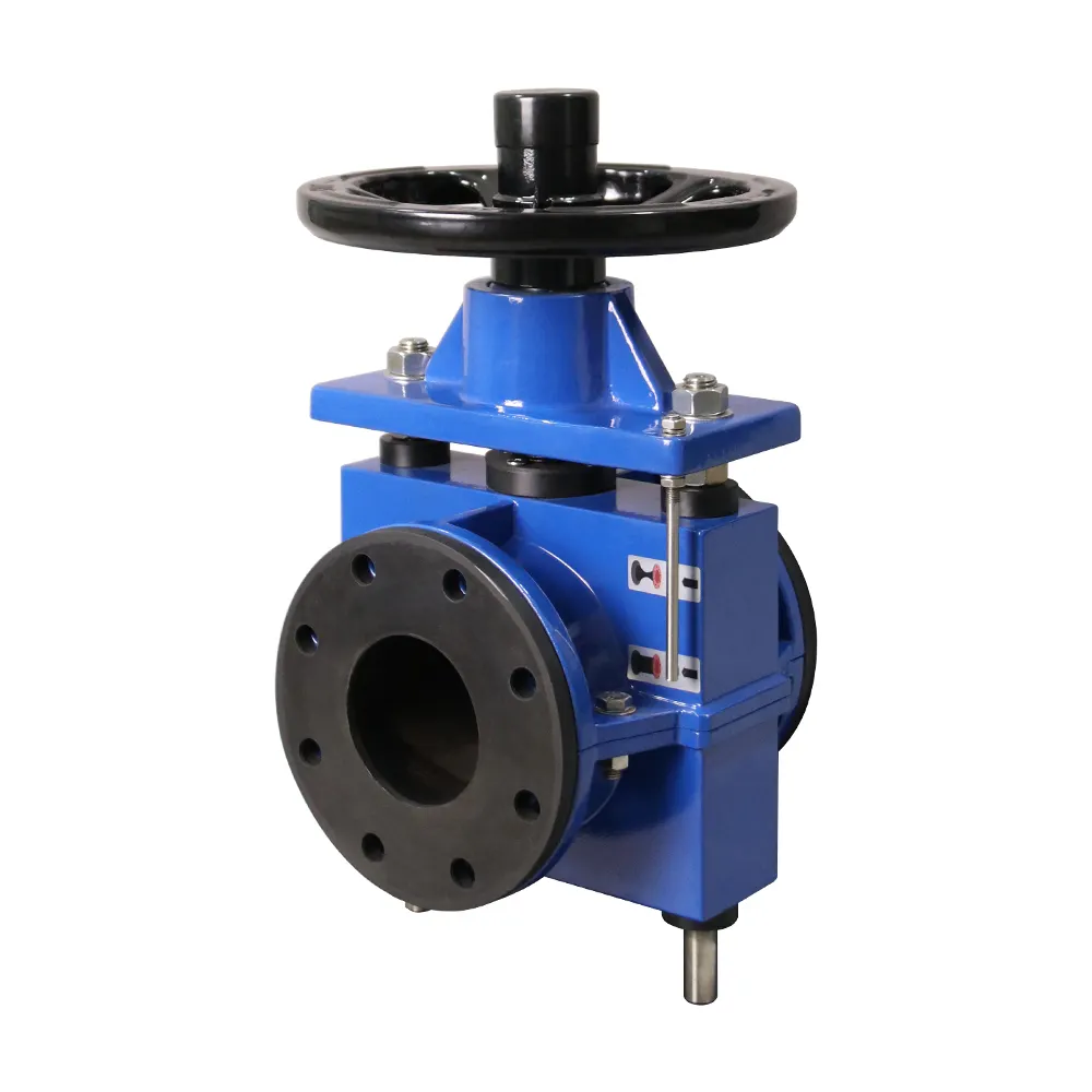 Manual Pinch Valve Heavy duty Slurry valve for mining Excellent anti-wear properties