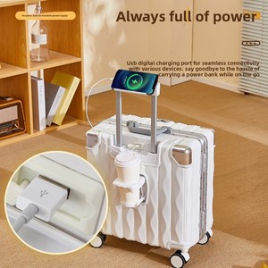 <span class=keywords><strong>Valigia</strong></span> Mini Colorata da 18 Pollici, Bagaglio a Mano con Telaio in Alluminio, <span class=keywords><strong>Valigia</strong></span> di Lusso di Grandi <span class=keywords><strong>Dimensioni</strong></span> per Bambini - Product Image 4