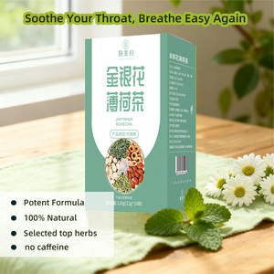 Tisana Naturale Lenitiva per la Gola con Caprifoglio, Crisantemo e Bacche di Goji - 8 Bustine per Confezione - Tianhong - Product Image 2