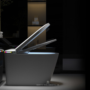<span class=keywords><strong>WC</strong></span> intelligent moderne avec bidet électrique intégré, à <span class=keywords><strong>poser</strong></span> au sol, entièrement automatique, avec fonction de lavage féminin - Product Image 6