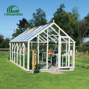 <span class=keywords><strong>Serre</strong></span> <span class=keywords><strong>de</strong></span> <span class=keywords><strong>jardin</strong></span> en acier avec véranda, pièce en <span class=keywords><strong>verre</strong></span> extérieure - Product Image 5