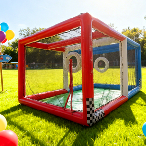 Campo <span class=keywords><strong>de</strong></span> Fútbol Inflable para Drones Comerciales, Campo <span class=keywords><strong>de</strong></span> Entrenamiento <span class=keywords><strong>de</strong></span> Fútbol con Drones, Arena <span class=keywords><strong>de</strong></span> Obstáculos con Drones Aéreos, Marco Inflable Cúbico - Product Image 1