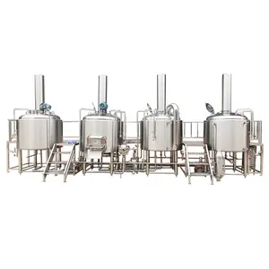 China Commercial 4 Vessels Craft Beer Brewery Equipment Supplier in China Factory