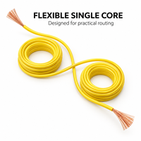 Câble en cuivre souple multibrins BVR, isolé en PVC, fil électrique monobrin pour câblage interne d'équipements