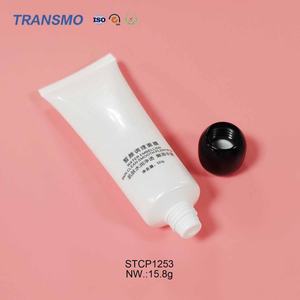 Tube souple pour lavage du visage, crème pour les mains, emballage de lotion cosmétique, flacon de 50 ml, emballage en plastique, tube souple - Product Image 4