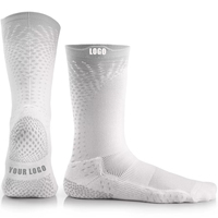 Chaussette de Football Respirant Tricoté Chaussette de Football Personnalisé Grip Chaussette Unisexe Antidérapant Grip Soccer Sox