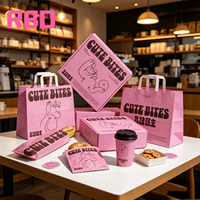 Caja de Embalaje para Donuts Mochi de Cartón Biodegradable Personalizada con Logotipo Personalizado e Impresión Digital para Restaurantes y Comida para Llevar