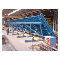 Table inclinable à 90 degrés personnalisée, machine de retournement de panneaux préfabriqués pour la production industrielle ou les tests