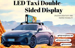 Pantalla LED para Techo de Taxi/Auto D-King P2.5 IP65 para Exteriores con Animación y Visualización de Video - Product Image 4