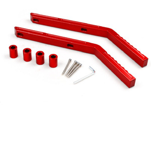 Getitall - Asa Trasera de Aluminio para Jeep Wrangler TJ Unlimited 2007-2018, 4 Orificios, Color Plateado - Product Image 2