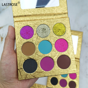 Wholesale Private 9 Colors Luxury <strong>Gold</strong> <strong>Eyeshadow</strong> Palette Waterproof Nude Shimmer Eye Shadow <strong>Glitter</strong> Pigment <strong>Eyeshadow</strong> - Product Image 3