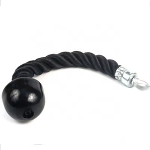 Basso prezzo bicipite allenamento <span class=keywords><strong>doppia</strong></span> testa <span class=keywords><strong>corda</strong></span> di tensione accessori palestra testa singola testa <span class=keywords><strong>doppia</strong></span> tricipite pressione inferiore <span class=keywords><strong>corda</strong></span> di tirare maniglia - Product Image 1