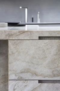 Sang trọng nhân tạo thiêu kết đá slab <span class=keywords><strong>Countertop</strong></span> Taj Mahal quartzit slab thiết kế hiện đại đánh bóng bề mặt - Product Image 2