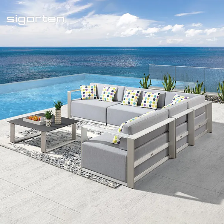 sigarten outdoor sessions furniture gardens metal outdoor furniture aluminum set