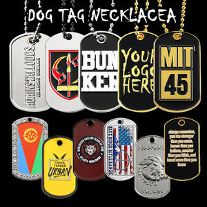 Gepersonaliseerde hondenpenning met aangepast logo, verguld, gepolijste zinklegering, emaille vlag, honden-id-tags - Product Image 3