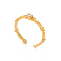 Bague Cœur en Acier Inoxydable, Bague Ronde Haut de Gamme, Tendance pour la Saint-Valentin, Luxe Léger, Zircon, Design Ouvert