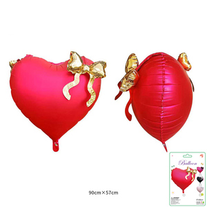 Globo de Aluminio en Forma de Corazón de 22 Pulgadas, Colores Mezclados, para Decoración de Fiestas, Bodas y Aniversarios - Product Image 5