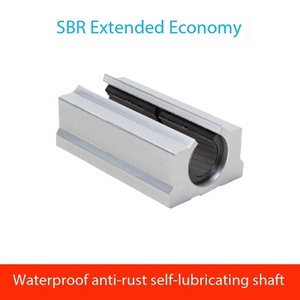 Palier linéaire en aluminium-plastique à glissière allongée antirouille autolubrifiant SBR12 16 20 25 30 35 40LUU support en aluminium - Product Image 6