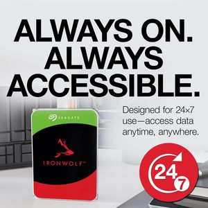 ฮาร์ดไดรฟ์ภายใน Seagate IronWolf 10TB NAS ขนาด 3.5 นิ้ว SATA 6Gb/s 7200 RPM แคช 256MB RAID Network Attached Storage - Product Image 3