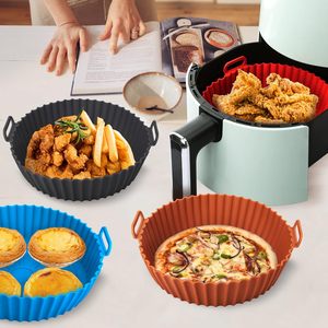 Revestimientos de Silicona Redondos Antiadherentes para Cestas de Horno y Ollas de Freidora de Aire, Aptos para Alimentos - Product Image 4