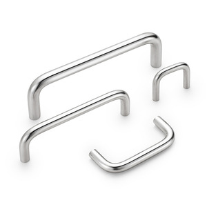 Poignée de meuble moderne en acier inoxydable en forme de U pour tiroirs de cuisine, commodes, chambres, salles de bain et salons - Product Image 2