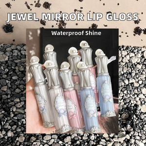 Flower Knows Shell's Jewel Lip <span class=keywords><strong>Essence</strong></span>, Lápiz Labial Líquido Mineral, Resistente al Agua, Larga Duración, Cuidado Labial Transparente, Maquillaje con Efecto Espejo - Product Image 2
