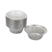 Contenant jetable en aluminium R185 750 ml avec couvercle, écologique, de qualité alimentaire, pour plats à emporter, procédé blister