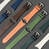 Bracelet de montre en caoutchouc Jettda Fkm pour montre Patek-Philippe Nautilus, bracelet de montre étanche de 25 mm, couleurs personnalisées, libération rapide