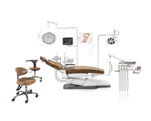 Nuevo modelo OEM aprobado Unidad de sillas dentales de lujo Tipo de EE. UU. para tratamiento de equipos dentales - Product Image 5