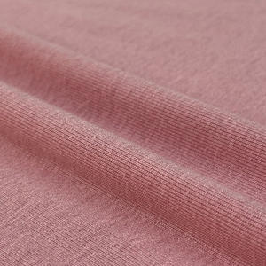 92% viskon 8% Spandex Modal ribana kumaş 200G stok pamuk Spandex yüksek streç yumuşak nervürlü taban tabakası örgü kumaş - Product Image 3