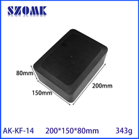 Boîtier en FRP de Chine 200*150*80mm, boîte électrique en plastique, boîtier étanche IP67, anti-poussière, pour PCB